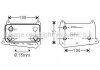 Радіатор масла, двигательное масло AVA COOLING MS3552 (фото 1)