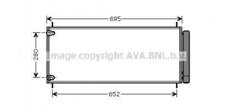 Автозапчасть AVA COOLING TO5406D