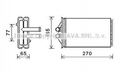 Автозапчасть AVA COOLING PRA6082