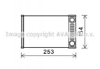 Автозапчастина AVA COOLING OL6656