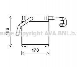 Автозапчасть AVA COOLING FD6607