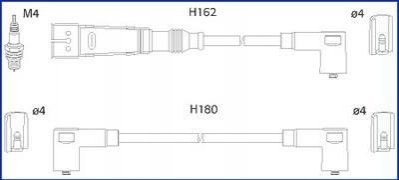 Дроти запалення, набір HITACHI 134784