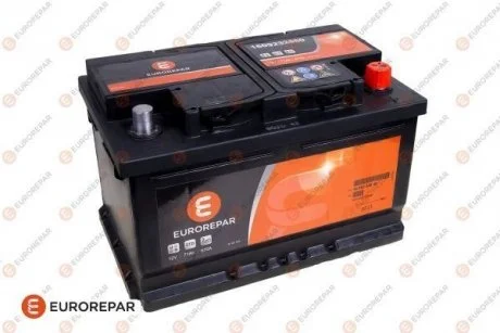 Акумулятор Eurorepar 12В 72Аг 680А (EN) R+ EUROREPAR 1609232980