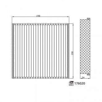 Салонний фільтр FEBI BILSTEIN 176020