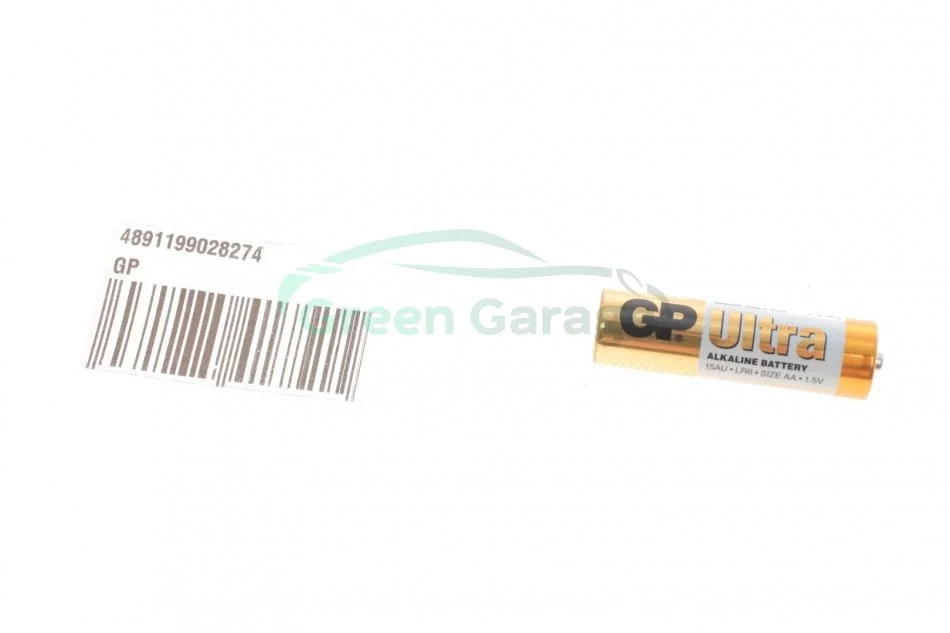 Батарейка ULTRA ALKALINE 1.5V 15AU-S2 лужна, LR6, AA GP 4891199028274 (фото 1)