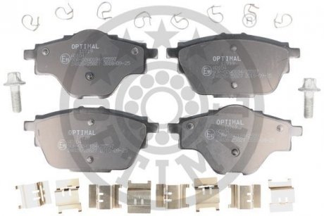Колодки гальмівні (задні) Citroen C4/Peugeot 308 13-/3008/5008 16-/508 18- (Bosch) Q+ OPTIMAL 12719 (фото 1)