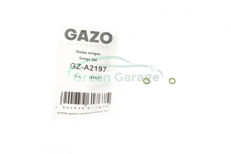 Прокладка форсунки Ford Fiesta/Citroen C3/Peugeot 206 1.4 HDi 02- (к-кт 4шт) GAZO GZA2197 (фото 1)