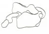 Прокладка радіатора масляного Land Rover/Range Rover III 3.6 D 06-13 (к-кт) GAZO GZA2150 (фото 3)