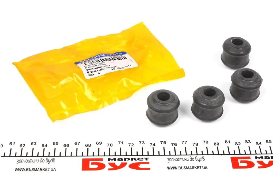 Втулка стабілізатора, DB609-814, 12x30x30 BELGUM PARTS BG1314 (фото 1)