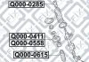 ОПОРА ЗАДНЕГО АМОРТИЗАТОРА ПРАВАЯ Q-fix Q0000411 (фото 3)