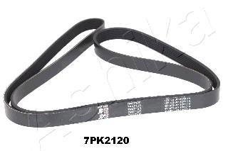 Ремінь генератора Land Rover Range Rover/Toyota Land Cruiser 120 4.0i/4.6 94-10 (7PK2120) ASHIKA 1127PK2120