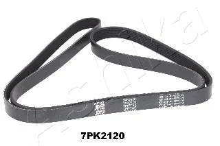 Ремінь генератора Land Rover Range Rover/Toyota Land Cruiser 120 4.0i/4.6 94-10 (7PK2120) ASHIKA 1127PK2120