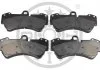 Колодки гальмівні (передні) Porsche Cayenne/VW Touareg 02-10 (Brembo) (190x99,5x16.7) OPTIMAL BP12194 (фото 1)