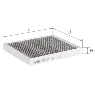 Фільтр салону FORD EXPLORER 11-19 вугільний ALPHA FILTER AF5267A