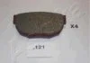Гальмівні колодки, дискове гальмо (набір) ASHIKA 5101121 (фото 1)