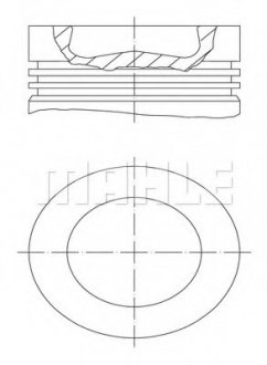 Поршень MAHLE / KNECHT 0385600 (фото 1)