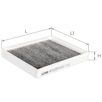 Фильтр салона KIA OPTIMA IV 15- угольный (пр-во) ALPHA FILTER AF5259A