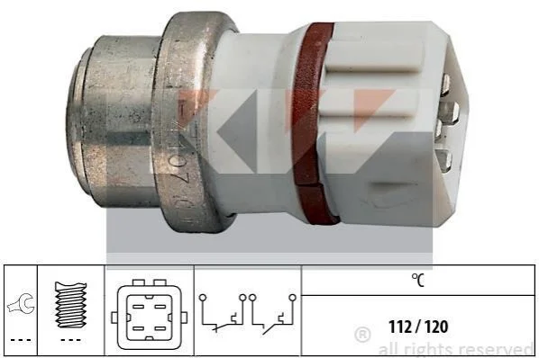 Датчик температури системи охолодження KW 540107 (фото 1)