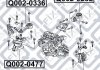 Подушка двигуна передня (гідравлічна) Q-fix Q0020477 (фото 3)