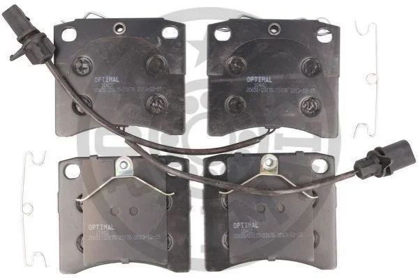 Колодки гальмівні (передні) VW T4 90-03 (+датчик) OPTIMAL BP10482 (фото 1)