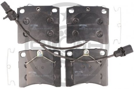 Колодки гальмівні (передні) VW T4 90-03 (+датчик) OPTIMAL BP10482