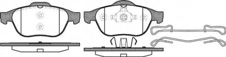 Гальмівні колодки, дискове гальмо (набір) WOKING P943310