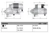 Стартер (12В, 1кВт, новий із заставою) LEXUS IS I, IS SPORTCROSS 2.0 04.99-10.05 DENSO DSN999 (фото 3)