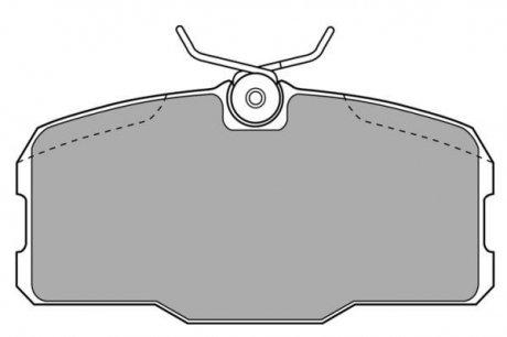 Колодки гальмівні дискові передні, S (W126) 81-85 FREMAX FBP0630