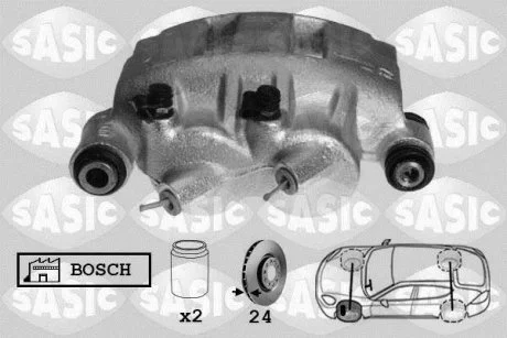 Гальмівний суппорт SASIC 6504026