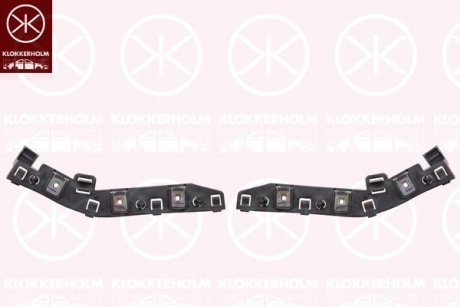 Кронштейн бампера комплект передній KLOKKERHOLM 0533935