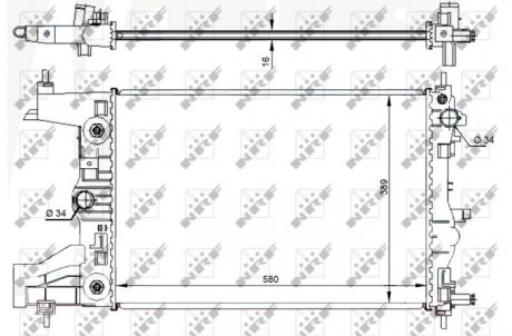 Радіатор NRF 59144