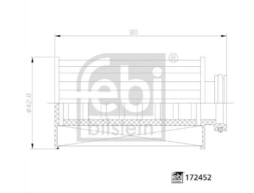 Фільтр Ad Blue FEBI BILSTEIN 172452 (фото 1)