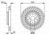 Диск передн. лів. LEXUS LS 06- BOSCH 0986479V74 (фото 1)