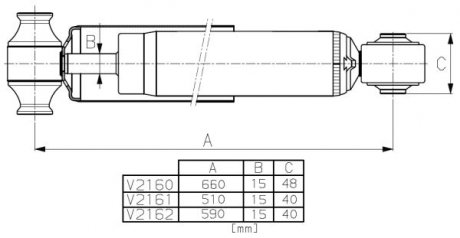 FORD амортизатор Van-Magnum задн. TRANSIT 13- MONROE V2162