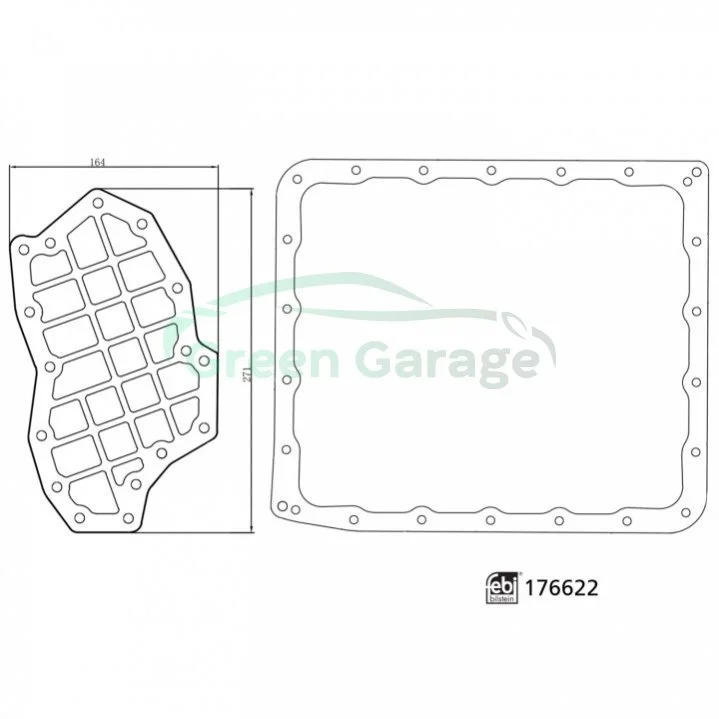 FEBI фільтр + прокладка акп NISSAN NAVARA 2.5 Dci FEBI BILSTEIN 176622 (фото 1)