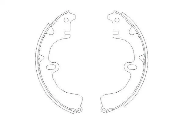 PARTS щоки гальмівні TOYOTA Corolla -00 KAVO KBS9918 (фото 1)