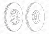 КОМПЛ.2 ШТ/ Гальмівний диск пер. Citroen Jumpy,C5 III 08-/Fiat Scudo, Peugeot 407,508,Expert 07- (30 CHAMPION 562622CH (фото 1)