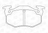 Гальмівні колодки зад. Peugeot 206 99-/Renault Megane I 96-03 CHAMPION 571334CH (фото 1)