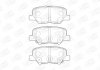MITSUBISHI колодки гальм.задні Outlander 12-, ASX, CITROEN C4 Aircross, MAZDA 6 CHAMPION 573442CH (фото 1)