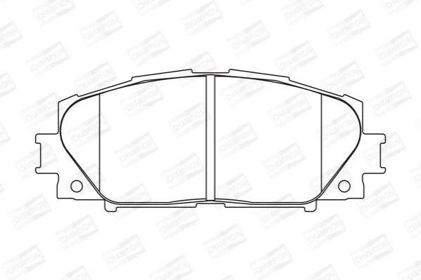 TOYOTA колодки гальмівні дискові YARIS 1.0 10-, YARIS / VIOS 1.3 05-13 CHAMPION 572578CH (фото 1)