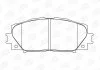TOYOTA колодки гальмівні дискові YARIS 1.0 10-, YARIS / VIOS 1.3 05-13 CHAMPION 572578CH (фото 1)