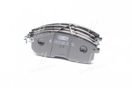 NISSAN гальмівні колодки передн.Tiida 04-,Juke 14-,Maxima QX CHAMPION 573304CH