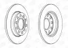 VW диск гальмівний задній 255mm Audi A4 00-,Seat Exeo 08- CHAMPION 562191CH (фото 1)