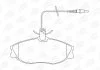 Гальмівні колодки пер. Peugeot 306/406/607 96- (TRW) CHAMPION 571898CH (фото 1)