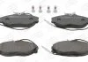 Гальмівні колодки пер. Peugeot 306/406/607 96- (TRW) CHAMPION 571898CH (фото 2)
