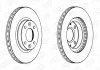 КОМПЛ.2 ШТ/ Гальмівний диск пер. Renault Kangoo 08-, Dokker, Lodgy 12-, Logan, Clio 13-, Zoe 19- (25 CHAMPION 562960CH (фото 1)