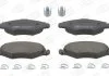 Гальмівні колодки пер. Kangoo 97-08 (Bosch) CHAMPION 573051CH (фото 2)