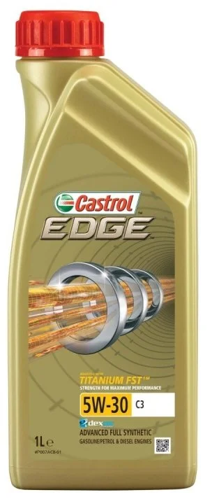 1л EDGE Titanium 5W-30 C3 олива синт. ACEA C3, API SN/CF, BMW LL-04, dexos2, MB 229.31, 229.51, Renault RN0700/RN0710, VW502 00/505 00/505 01 CASTROL EDG53C312X1 (фото 1)