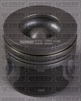 Поршень с кольцами і пальцем (размер отв. 89.91/STD) (V347/8 TDCI) YENMAK 3103462000