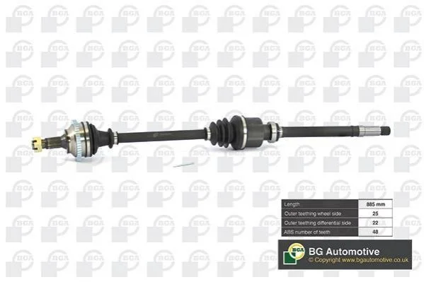 Піввісь BGA DS6722RA (фото 1)